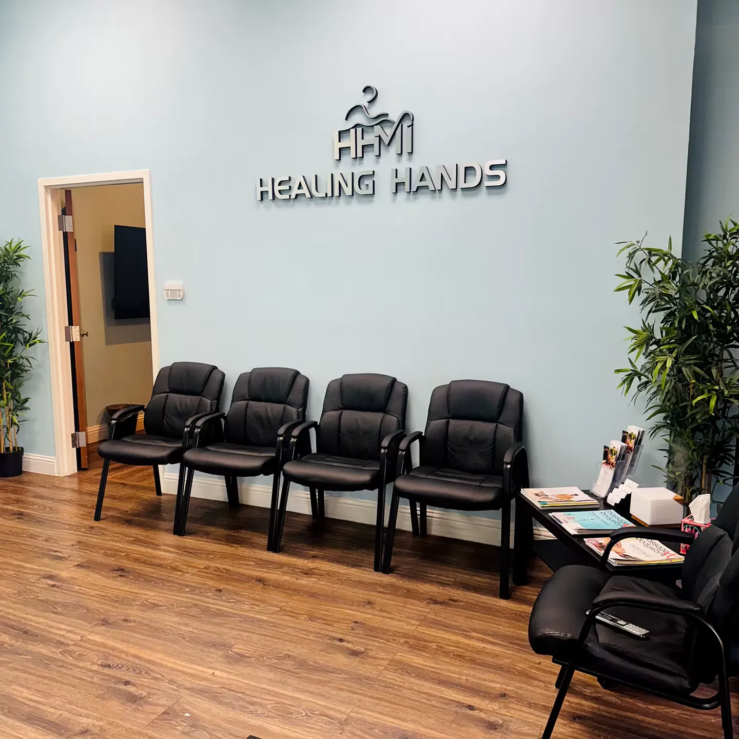 healing hands massage institute lobby