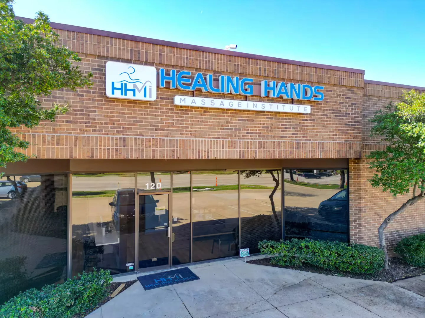 healing hands massage institute facade